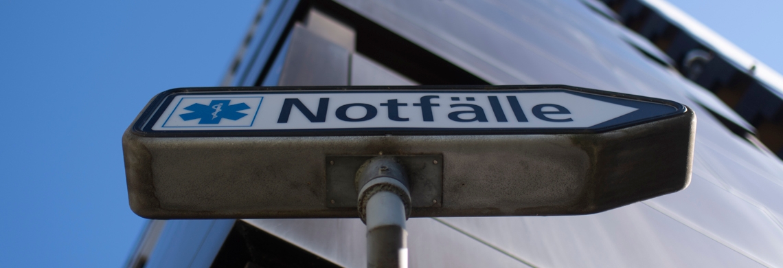 Signal Notfall eines Spitals